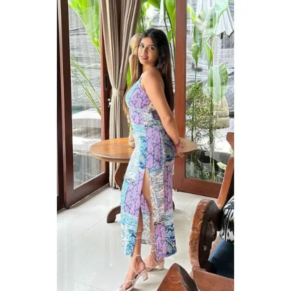 knee length dresses for ladies Zara Twist Knot Bridesmaid Dress